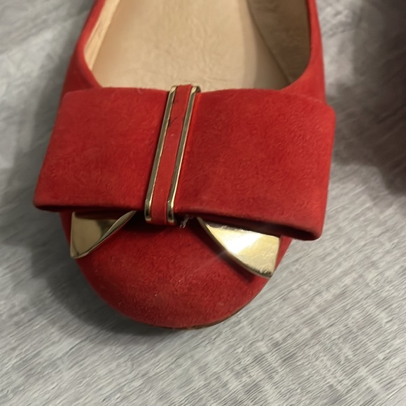 Louise et Cie red bow flats ❤️ - Picture 2 of 6